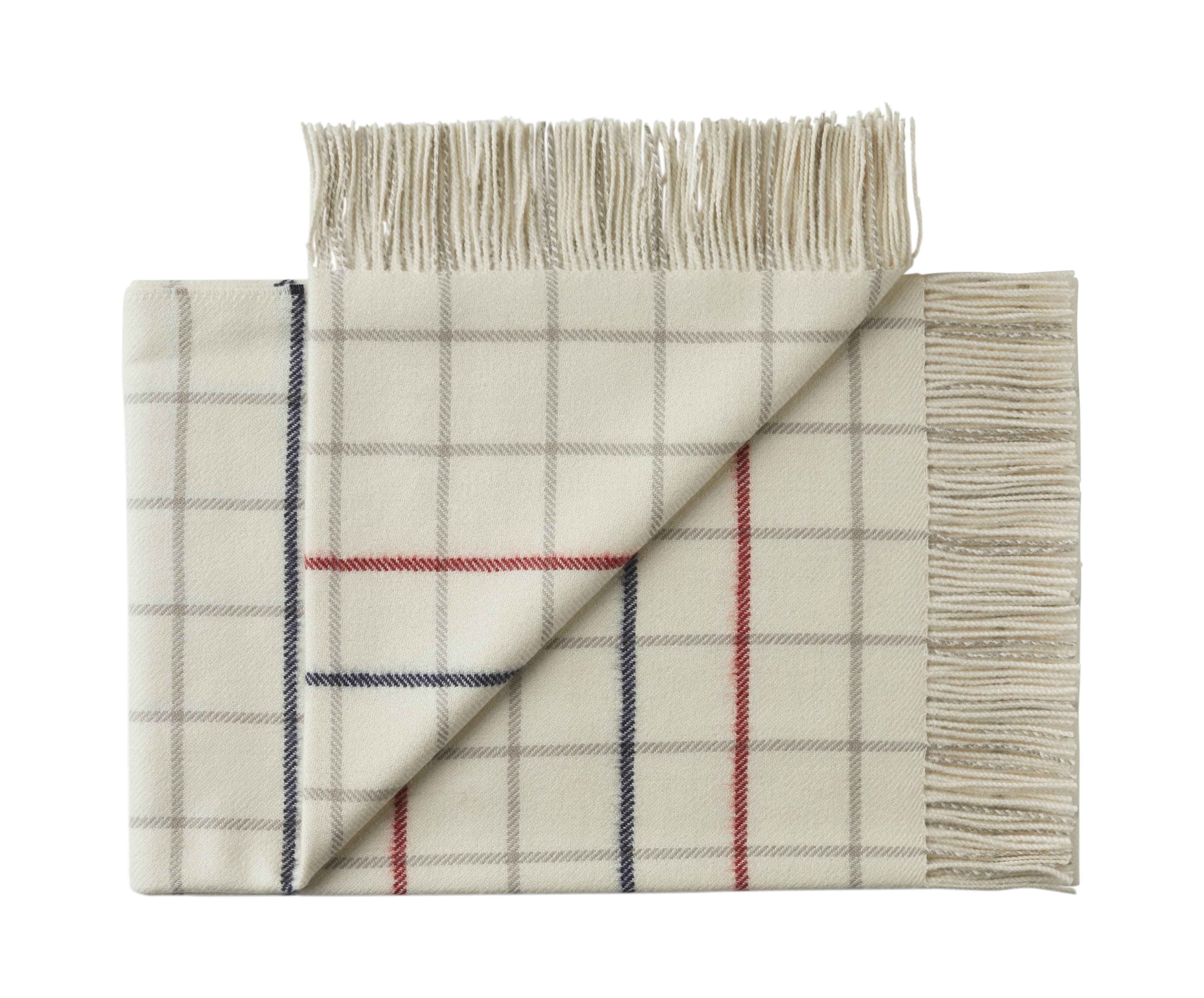 Quito Throw - White Sailor Red - THAT COOL LIVING