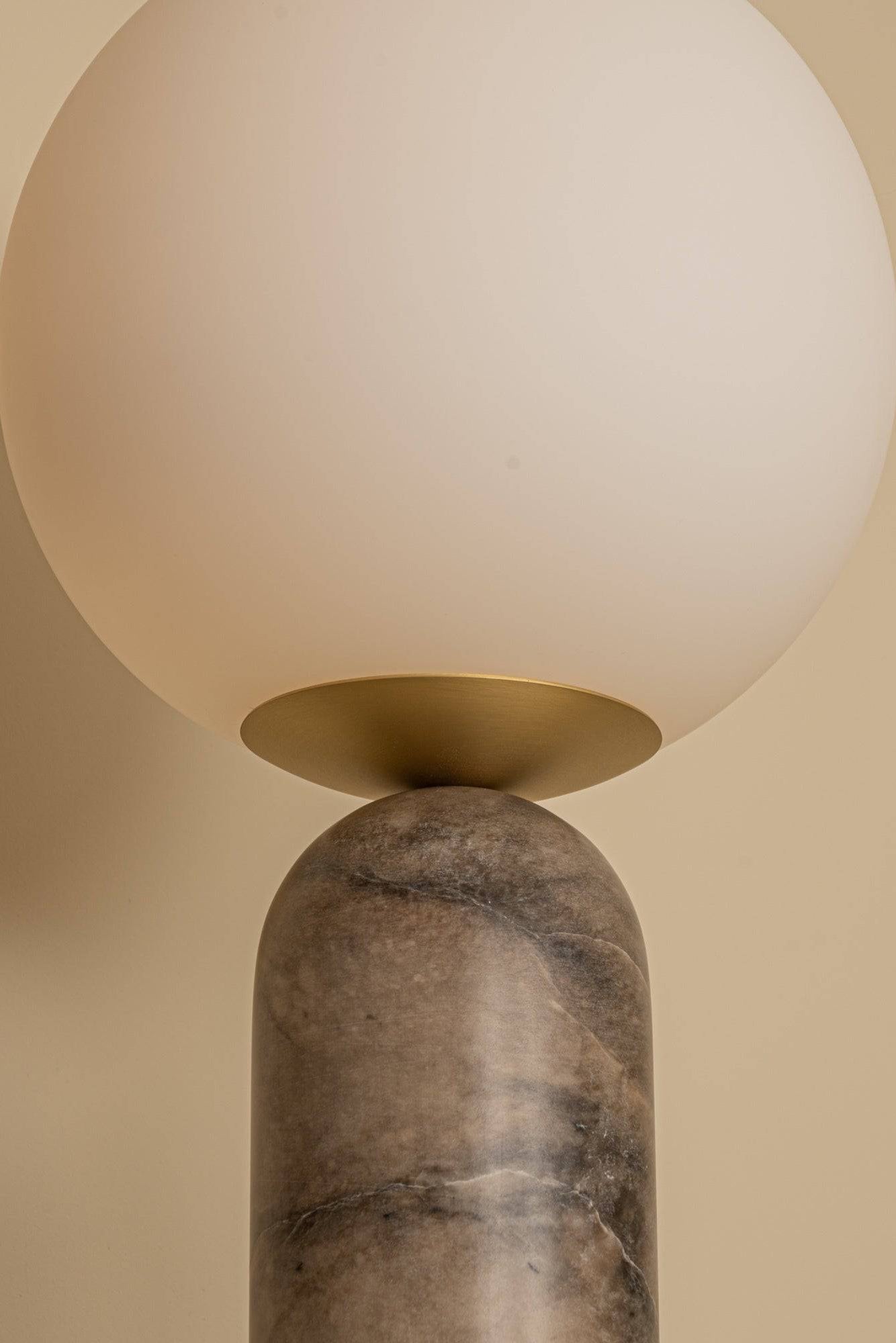 Atlas Lamp, Alabaster - Tobacco - THAT COOL LIVING