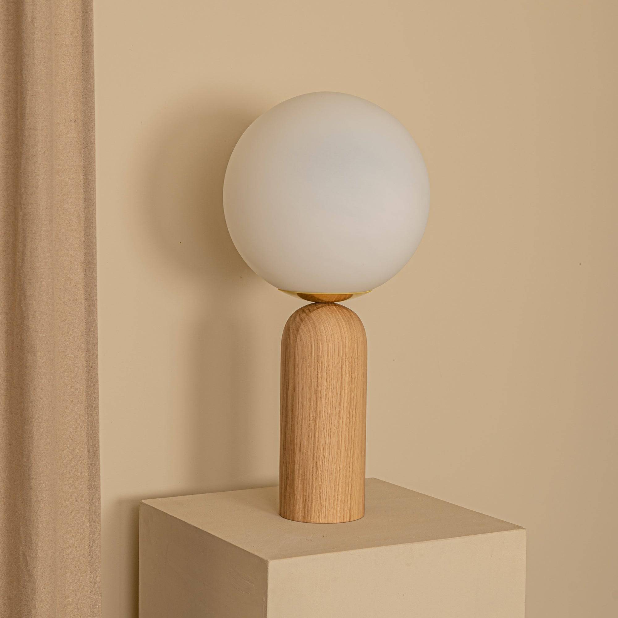 Atlas Lamp, Wood - Oak