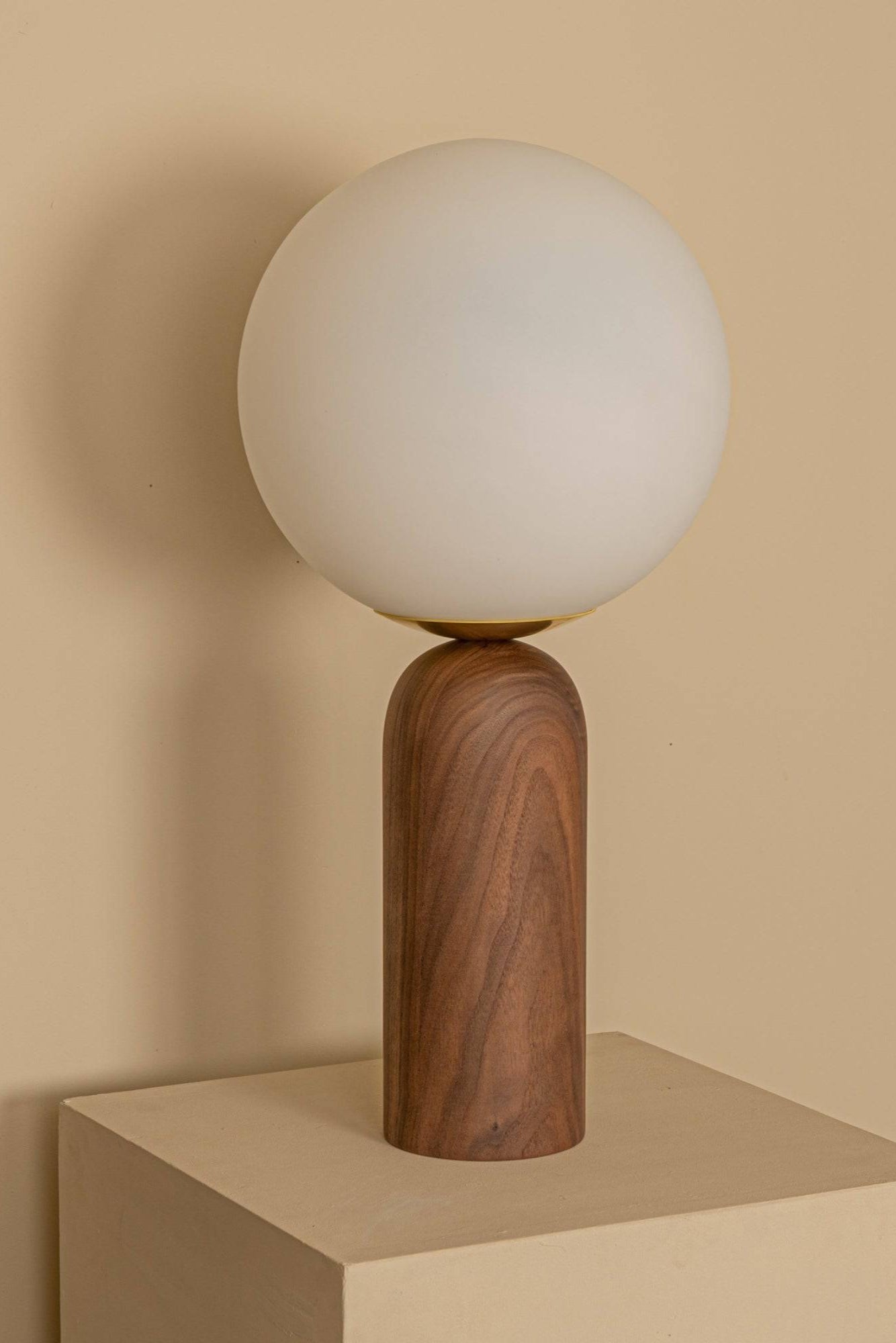 Atlas Lamp, Wood - Walnut - THAT COOL LIVING