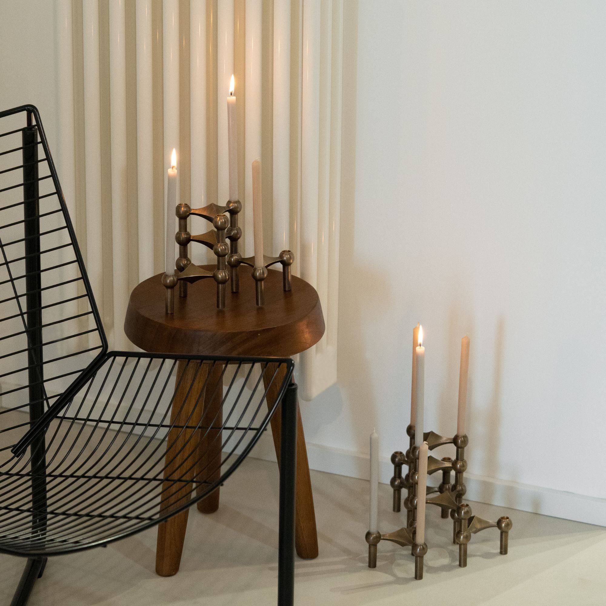 Modular Candle Holder - Bronzed Brass - THAT COOL LIVING