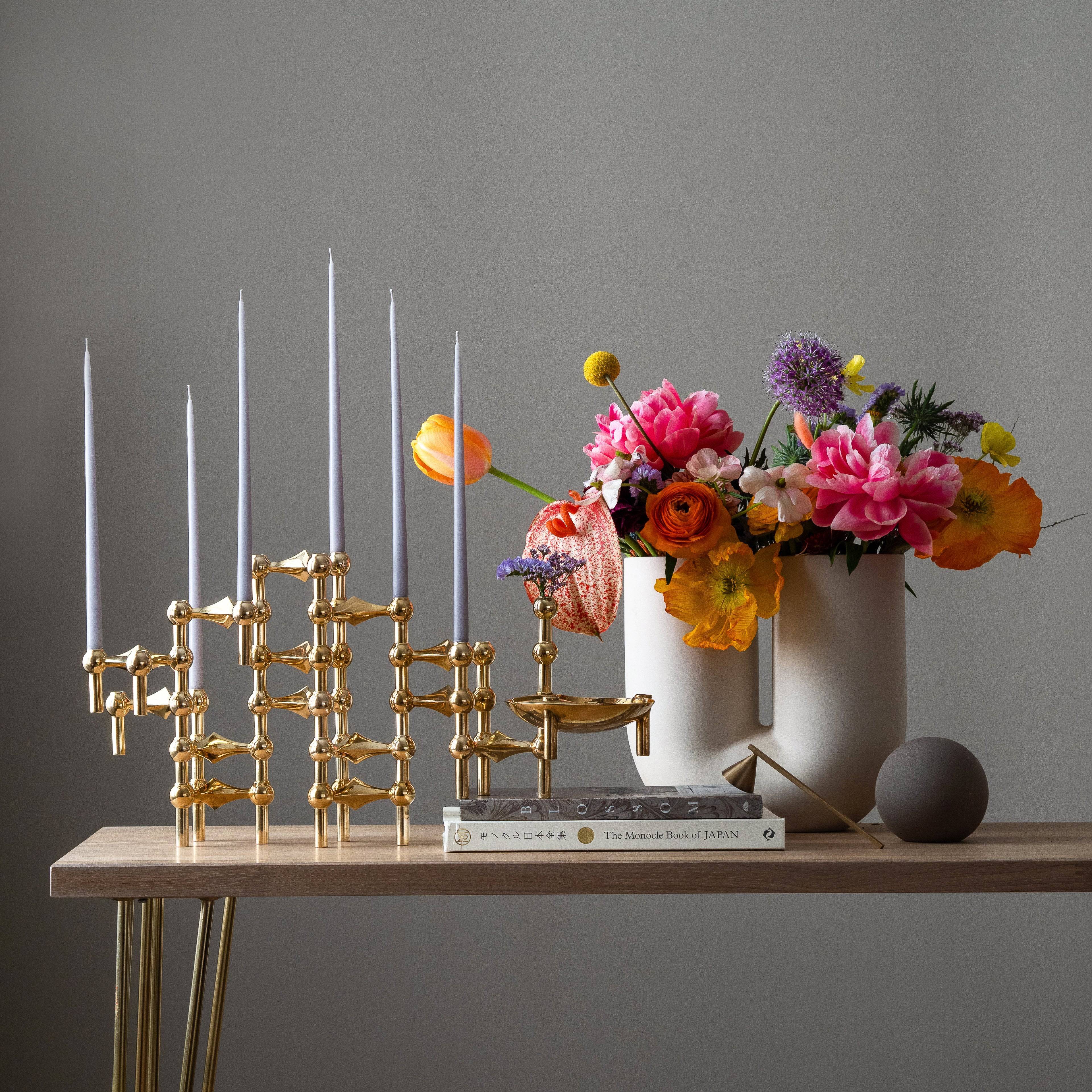 Modular Candle Holder - Solid Brass - THAT COOL LIVING