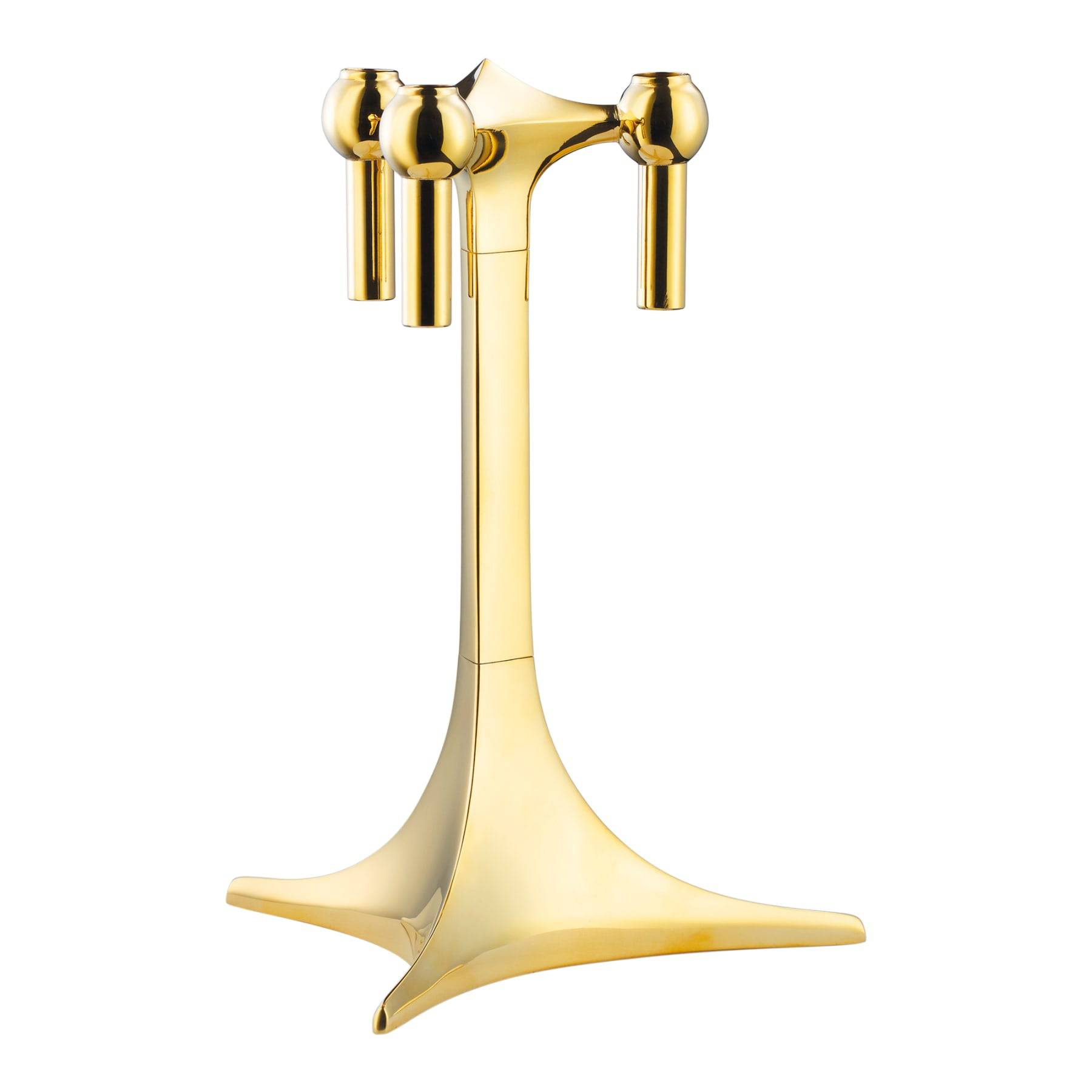 Candle Holder Stand - Solid Brass - THAT COOL LIVING