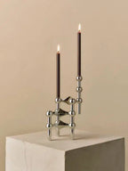 Handcrafted Stoff Nagel candles in a set of 8, perfect for home decor and ambiance