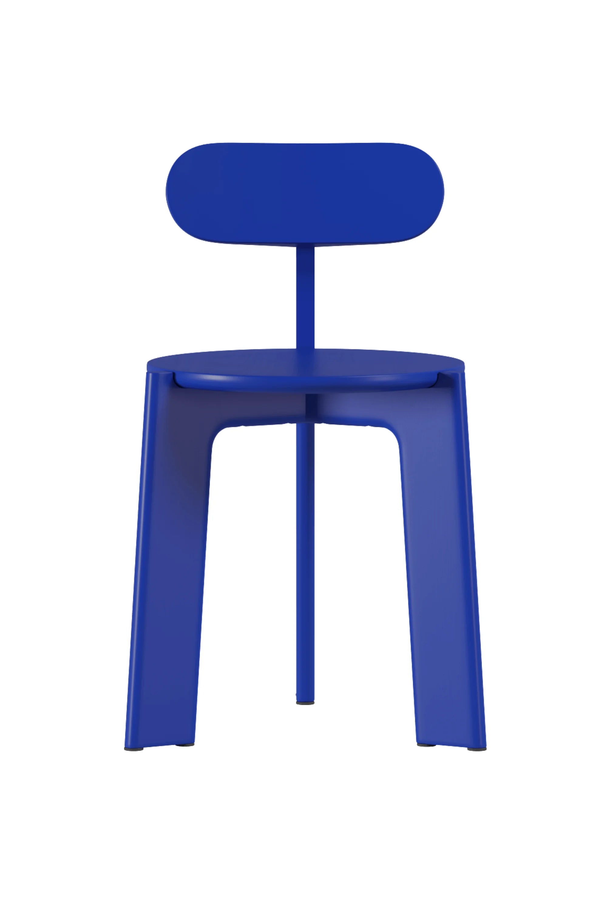 Blue taptap chair on a white background