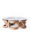 dusty deco bracelet natural sofa table on white background