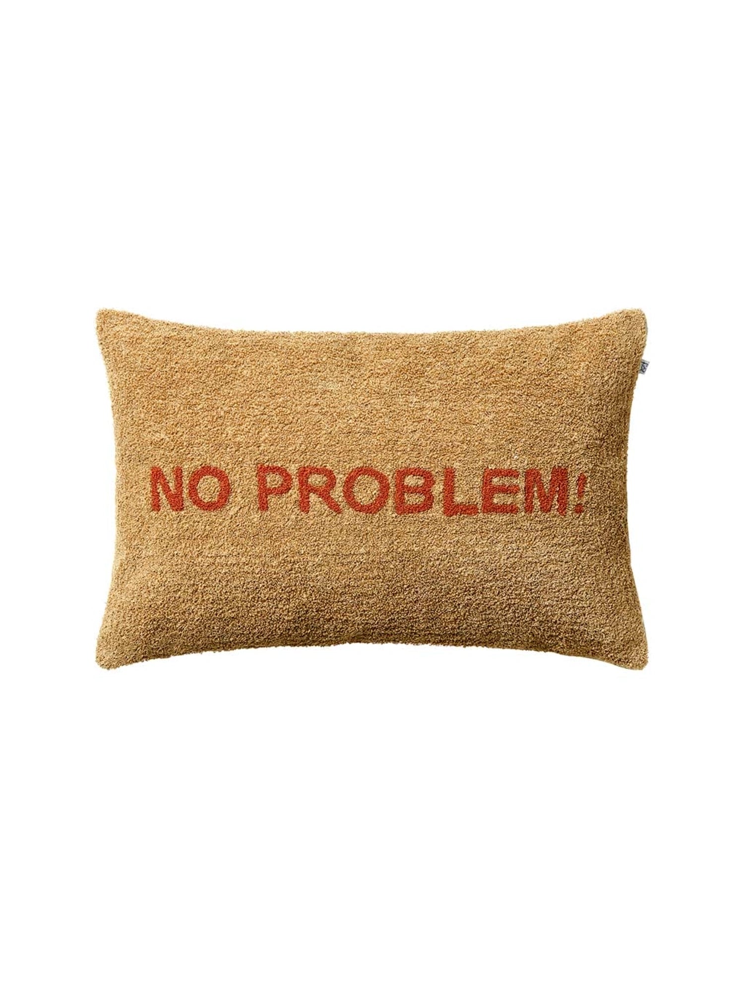 No Problem Bouclé Throw Pillow by Chhatwal & Jonsson - THAT COOL LIVING