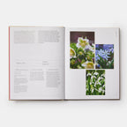A colorful image of The Seasonal Gardener: Creative Planting Combinations book cover showcasing vibrant flowers and plants
