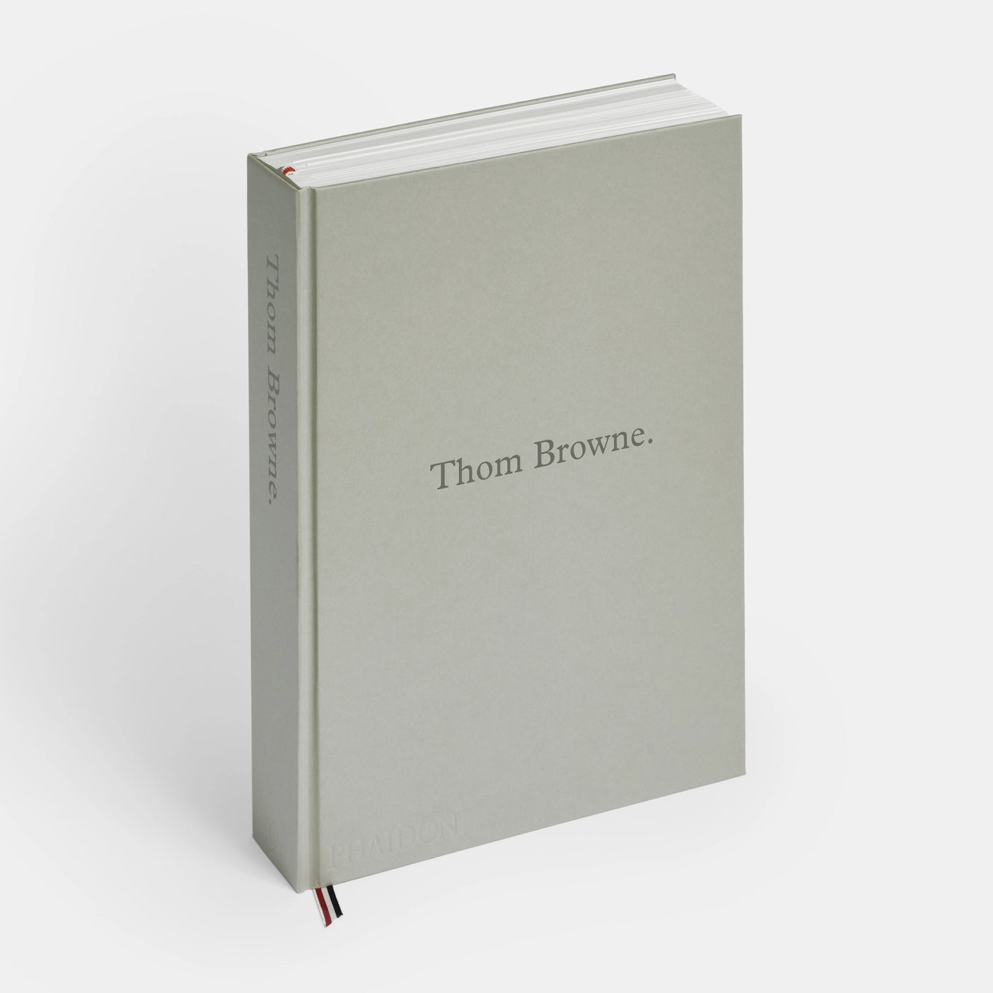 High-quality and stylish Thom Browne men's suit in navy blue with signature striped detailing
