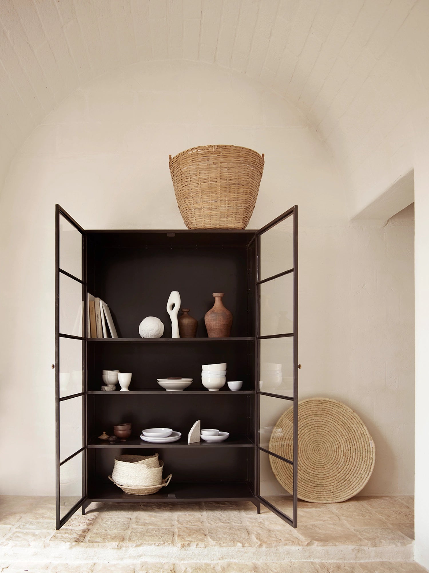 Metal 2-Door Cabinet by Tine K - THAT COOL LIVING