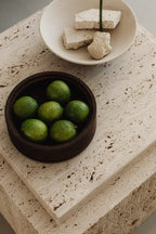 Contemporary Bari Coffee Table with open shelf for storage