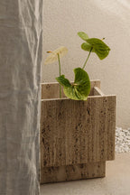 Lido Flower Stand featuring intricate lattice pattern on each tier and slim profile