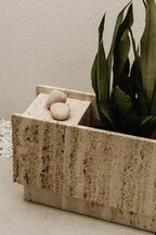  Lido Flower Stand displayed outdoors, providing a stylish and functional solution for showcasing floral arrangements and garden decor