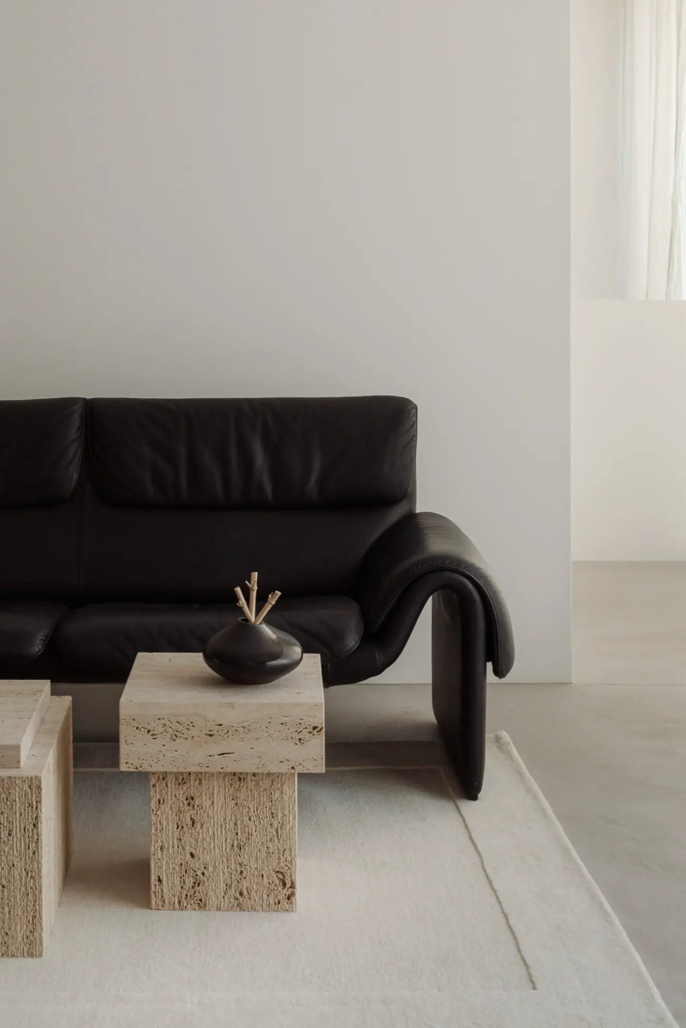 Contemporary Oro Side Table with hexagonal glass top and gold frame
