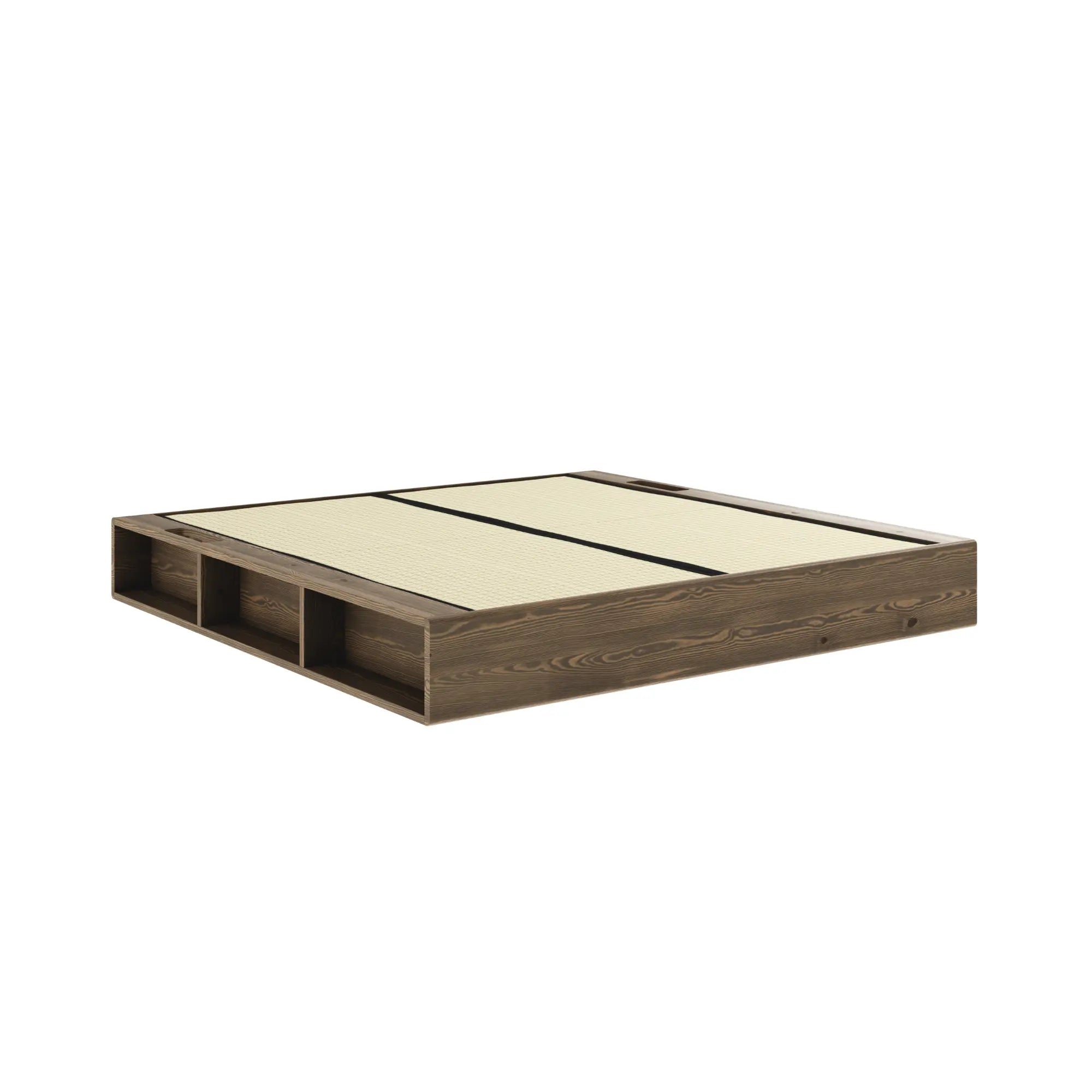 Ziggy Bed - Carob Brown: Minimalistic Bed Frame with Storage - Karup Design - That Cool Living