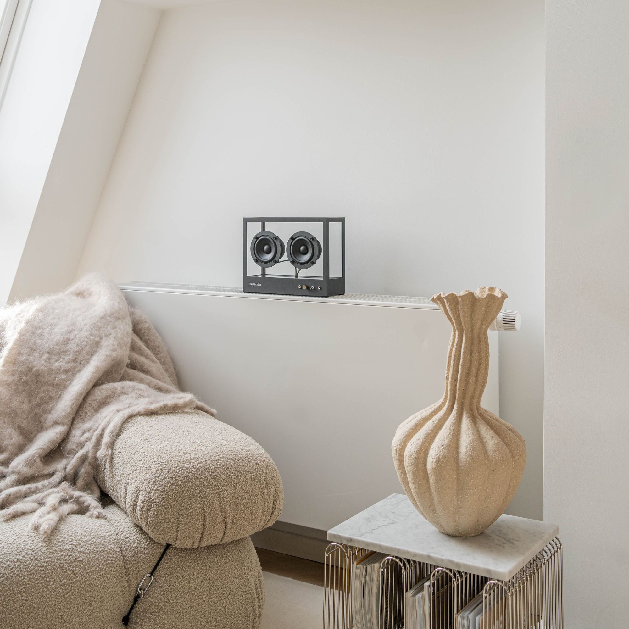 Small Transparent Speaker - Black