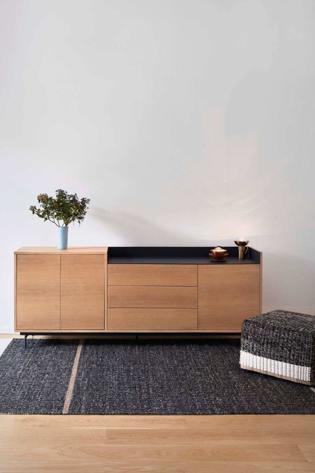 Reversible Rug | Black - THAT COOL LIVING