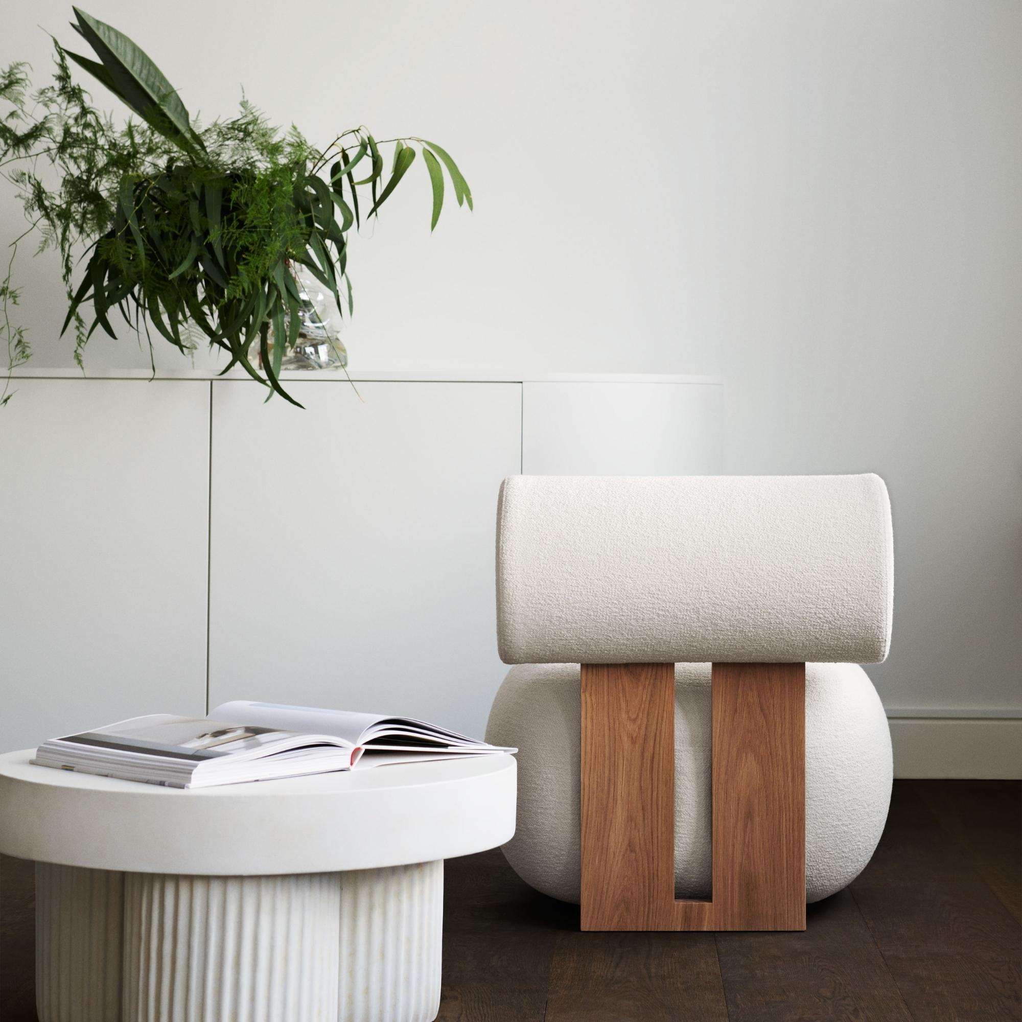Boucle Hippo Lounge Chair - NORR11 - THAT COOL LIVING