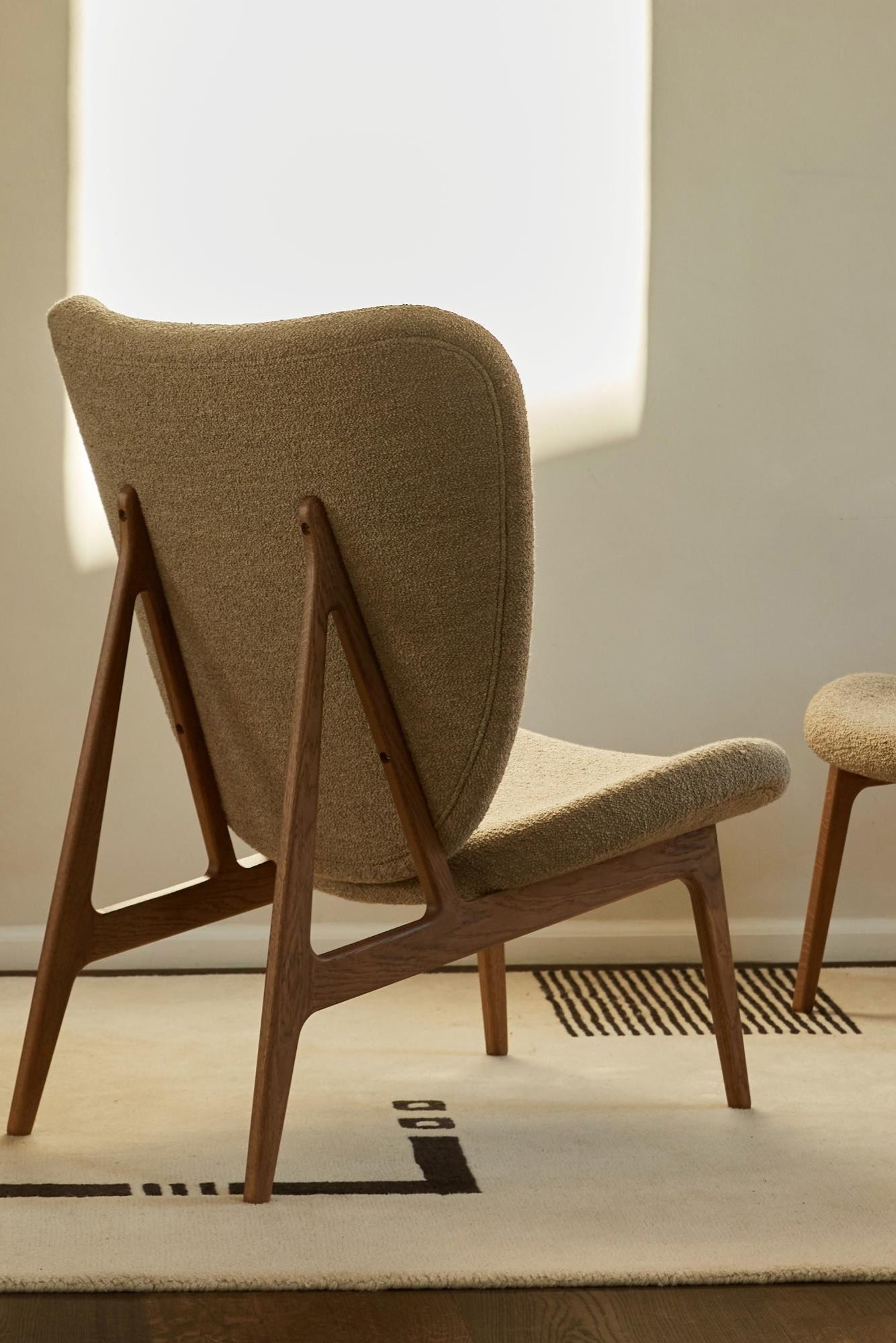 Elephant Lounge Chair, Full Upholstery - Boucle - THAT COOL LIVING