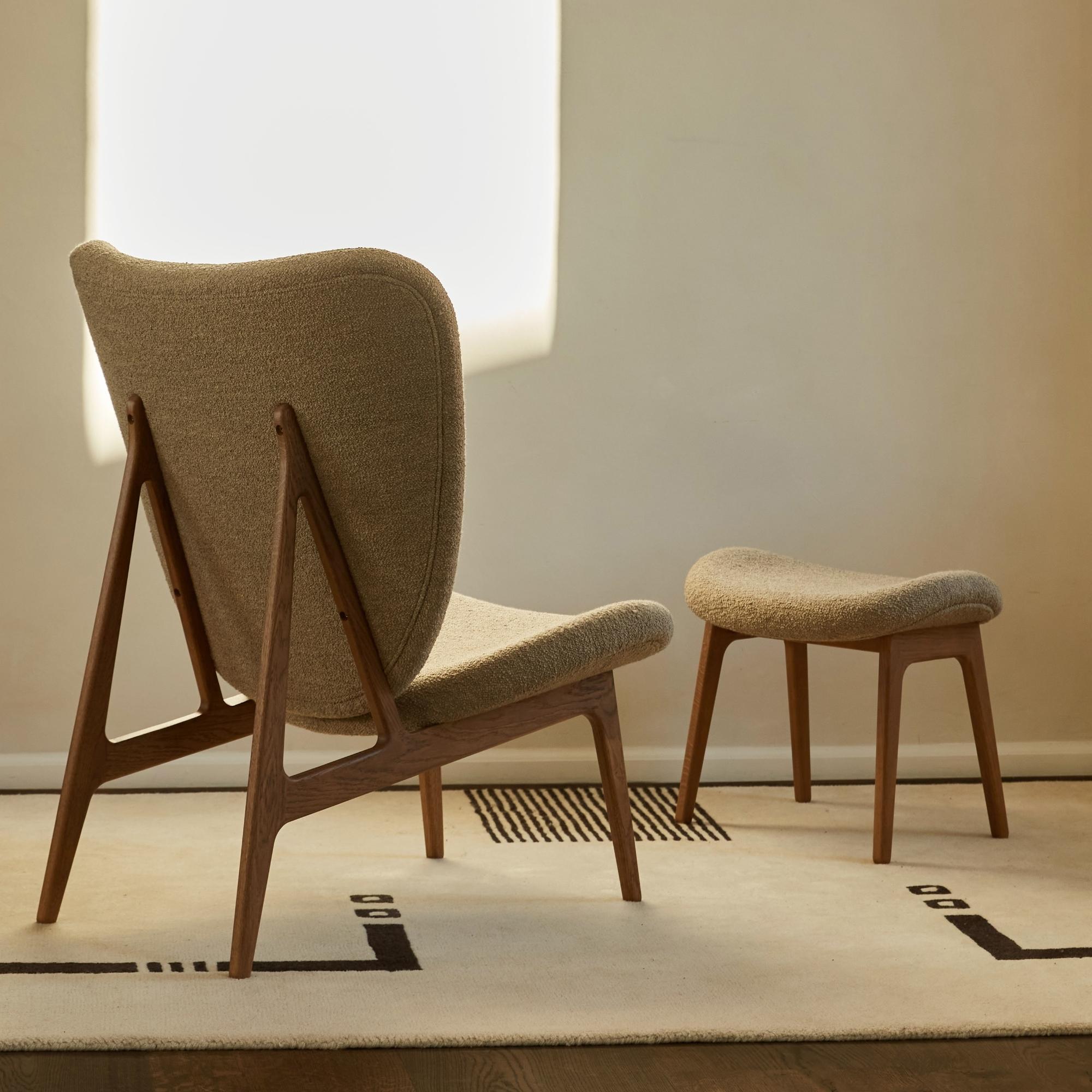 Elephant Lounge Chair, Full Upholstery - Boucle - THAT COOL LIVING