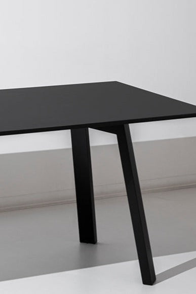 Flat Dining Table - White - Square - THAT COOL LIVING