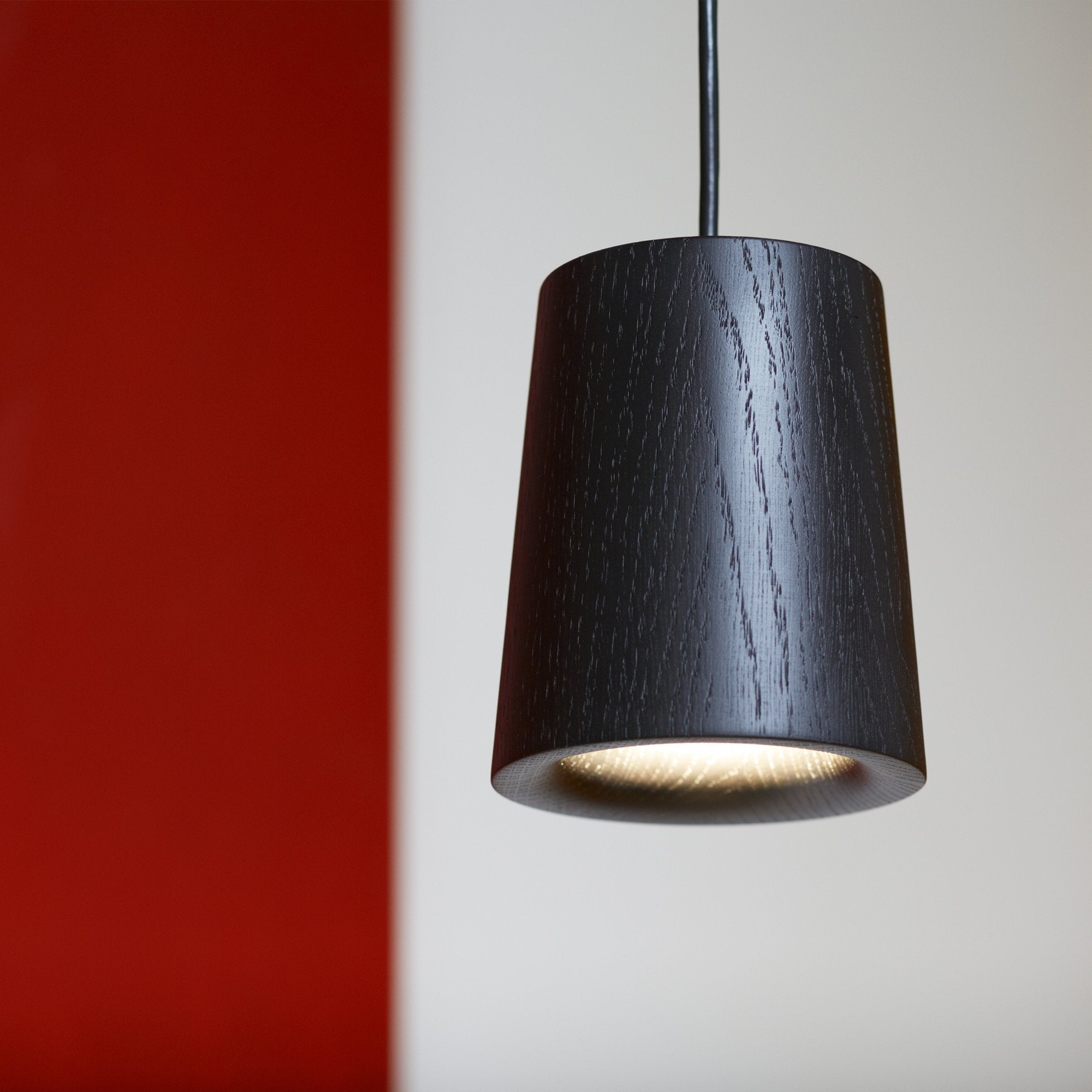 Cone Solid Pendant - Black Stain - THAT COOL LIVING
